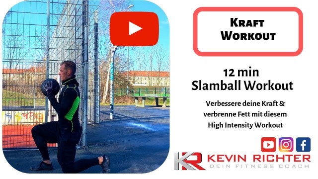 'Outdoor Fitness Übungen mit dem Slamball - 12min Kraft Workout'