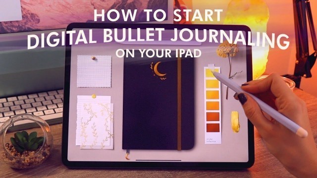 'How to start Digital Bullet Journaling on your iPad using GoodNotes ✨ Digital Bujo Walkthrough'