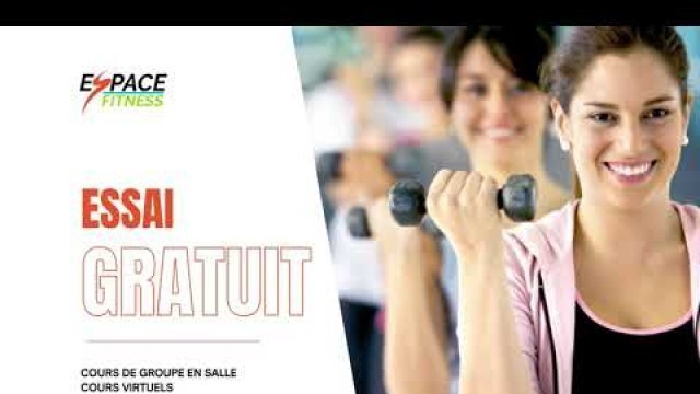 'Espace Fitness - essai gratuit cours virtuels et cours en salle'