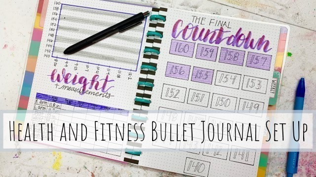 'How I Set Up my Health and Fitness Bullet Journal Using \'Happy Planner Notes\''