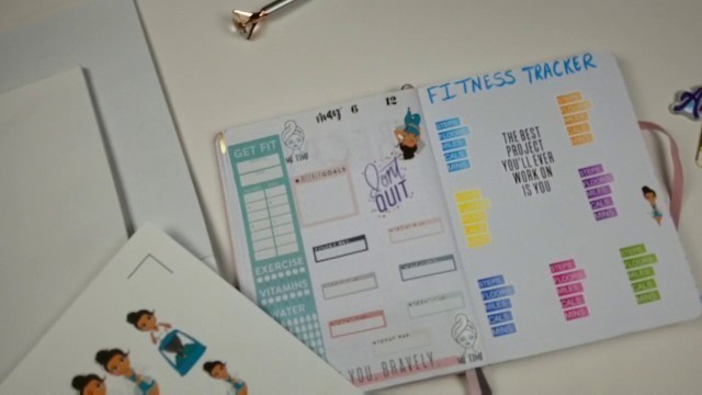 'Fitness Bullet Journal |Plan with Me|Chatty|May 6-12, 2019'