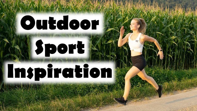 'OUTDOOR SPORT Motivation & Inspiration | Workout kombiniert aus Joggen und HIIT Übungen  || Melanie'