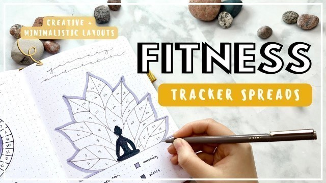 'Minimalistic + Creative Fitness Tracker For Bullet Journaling: Workout Bullet Journal|CREATEWITHCAIT'