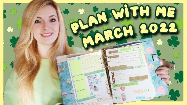 'PLAN WITH ME FOR MARCH 2022 