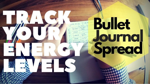 'BULLET JOURNAL SPREAD | Monitor Exercise and Energy Levels'