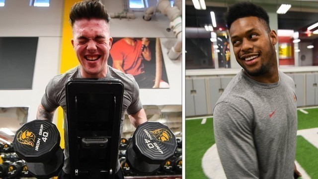 'NFL WORKOUT Challenge with FaZe JuJu, Adapt, Temperrr'