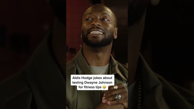 'Aldis Hodge Jokes About Texting Dwayne Johnson For Fitness Tips 