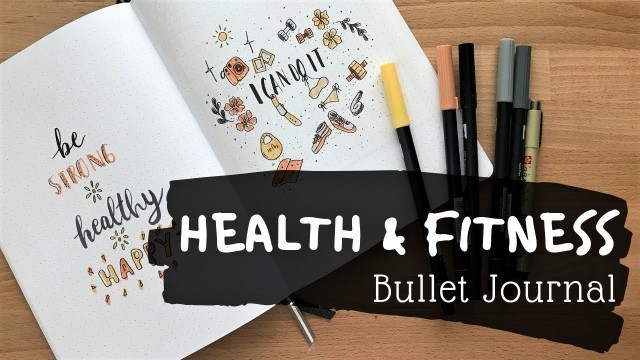 'PLAN WITH ME ll 10 Week Health and Fitness Bullet Journal'