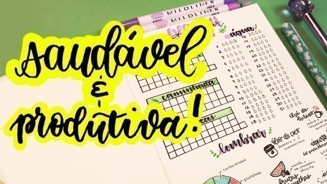 'Bullet Journal Fitness - Como eu mudei meus hábitos! [Setup]'