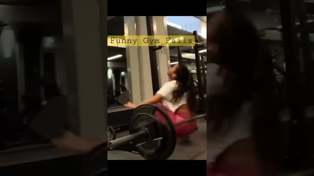 'Funny gym fails #short #youtubeshorts #video'