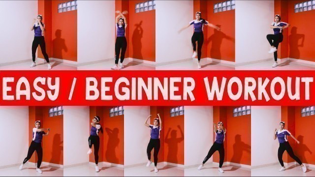 '9 ROUND EASY TABATA WORKOUT at home FOR woman (FULL BODY)'