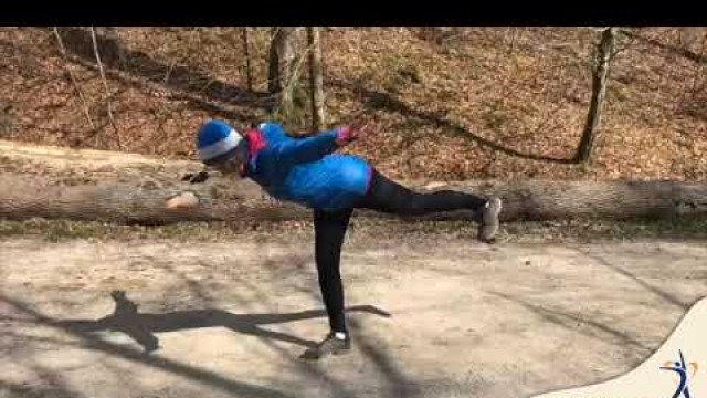 'Outdoor-Fitness mit Anne im Wald'