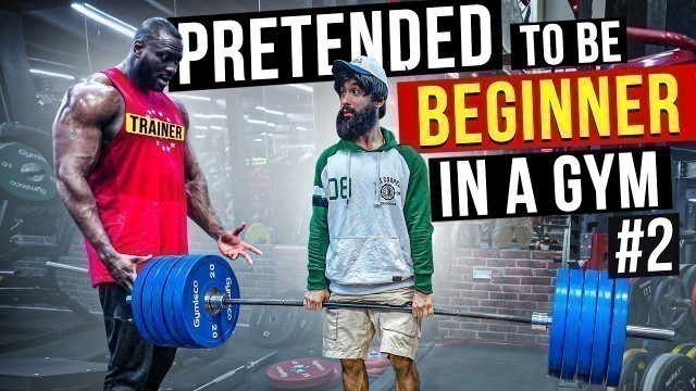 'Elite Powerlifter Pretended to be a BEGINNER in a GYM to make GIRLS CRAZY | Aesthetics in Public'