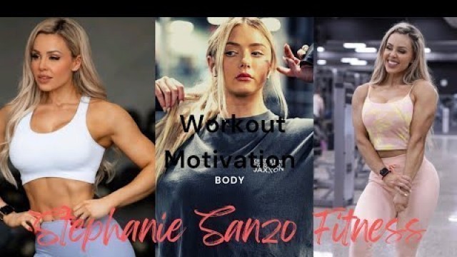 'Stephanie Sanzo Fitness Model ll Gym motivation ll Beautiful Fitness Girls 