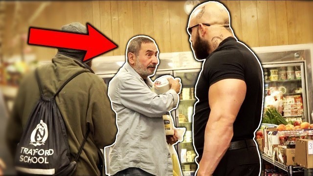 'RUSSIAN GANGSTER CUTS PEOPLE IN LINE, THEN PAYS FOR THEIR FOOD PART 2'