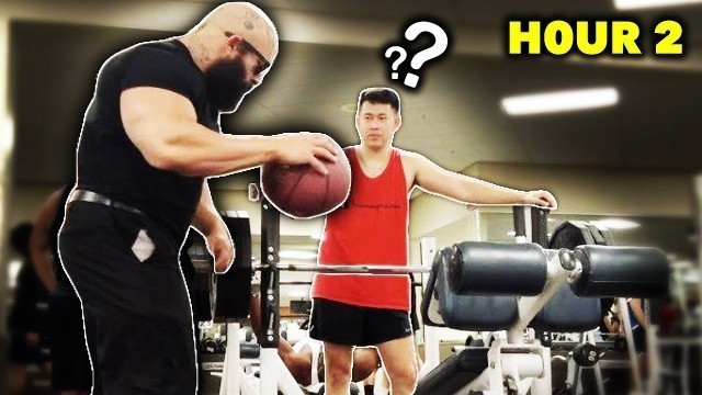 'ASKING FOR A SPOT, THEN NEVER GOING - GYM PRANK (Who Can Last Longest)'