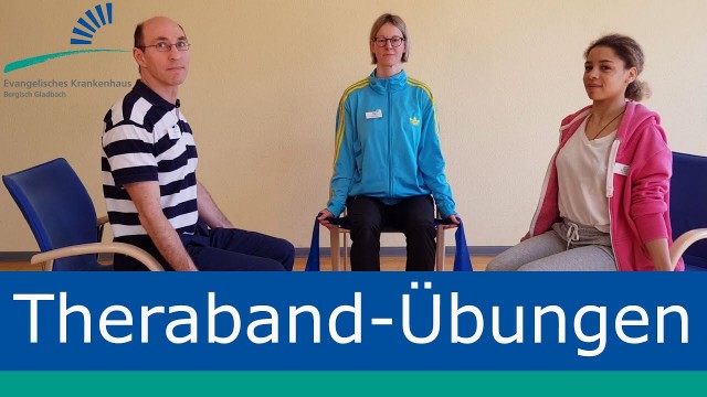 'Ambulante Rehabilitation: Fünf Theraband-Übungen'