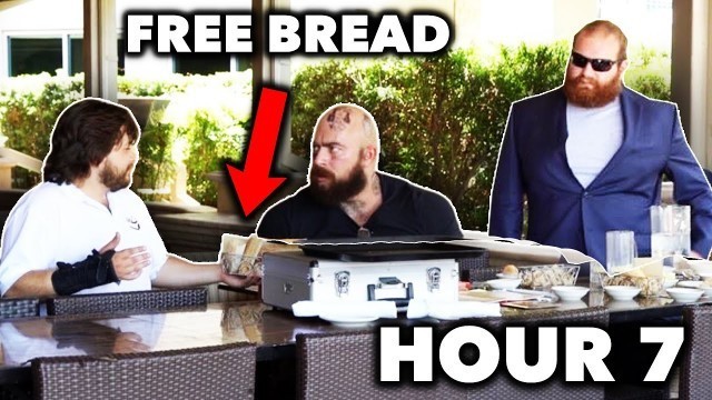 'Ordering Free Bread Until We Get Kicked Out, Then Tipping $200'