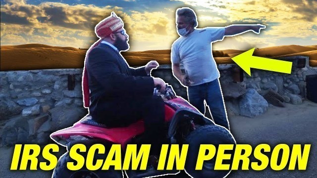 'INDIAN IRS SCAM IN PERSON PRANK *COPS CALLED EVERY TIME*'