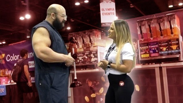 'OFFERING BODYBUILDERS CREEPY SPONSORSHIPS PRANK'