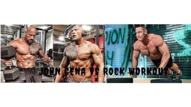 'John Cena and Rock Workout||Motivational workout||HD john cena vs Rock hd||HD||Zym workout||'