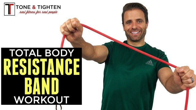 'Total Body Resistance Band Workout - A great total-body workout you can do at home'