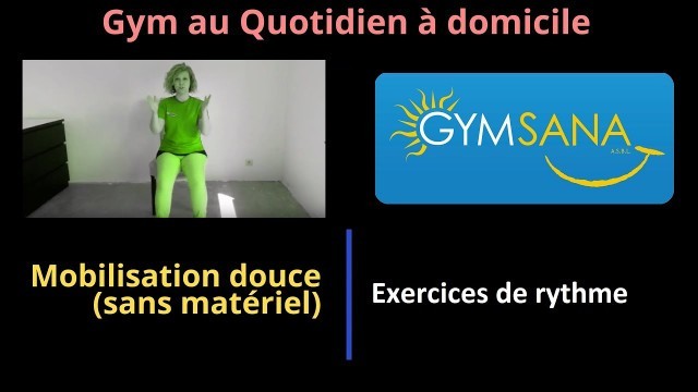 '5min | Exercices de rythme | Gym douce et assise | Activité Physique Adaptée | Jessica | S3J11'