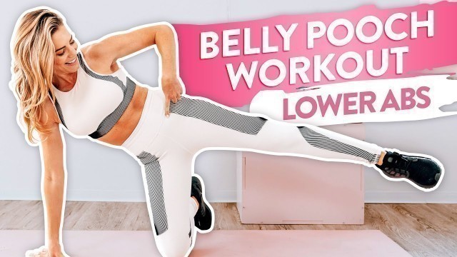 'Lose Your BELLY POOCH | Lower Abs Barre Bootcamp'