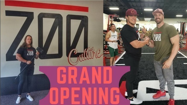 'ZOO CULTURE GRAND OPENING - GYM TOUR - BRADLEY MARTYN - DOM MAZZETTI TRUE FEELINGS ABOUT THE GYM'