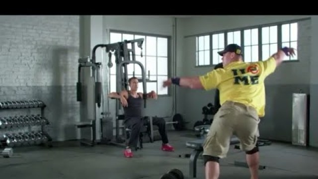 'John Cena Dancing in Gym | WWE jhon cena'