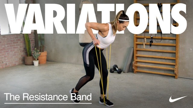 '6 Moves to Do With a Resistance Band at Home with Flor Beckmann | Variations | Nike'