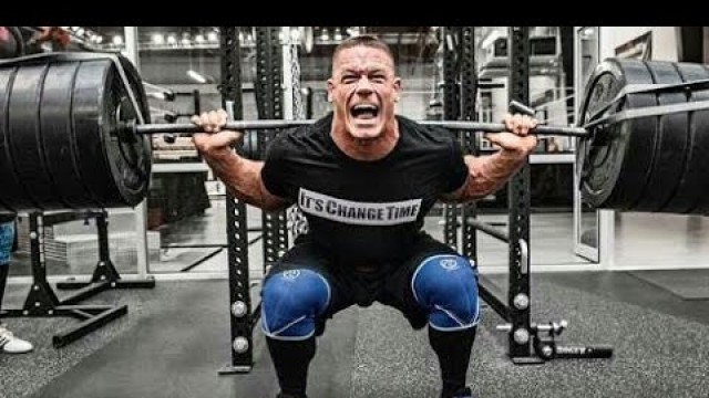 'Wwe superstar John Cena the gym workout'