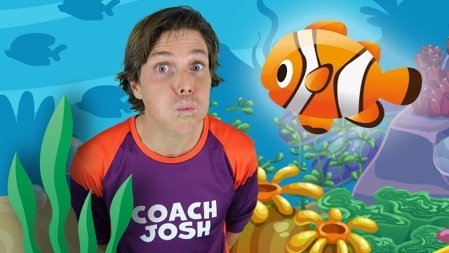 'Underwater Fitness Adventure for Children | Follow the Actions with Coach Josh'