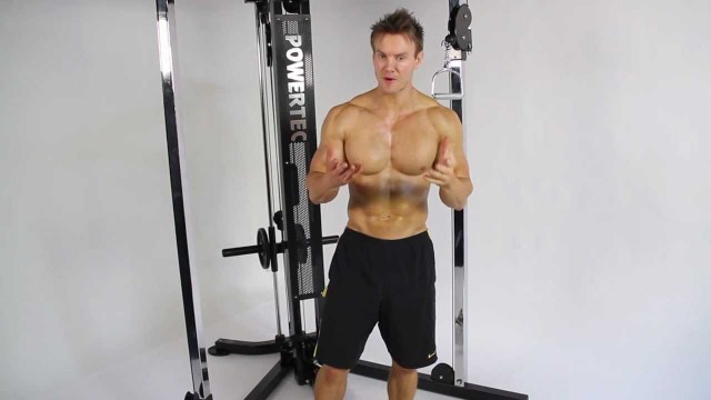 'Bodybuilding - Rob Riches Biceps Workout on the Powertec Functional Trainer'