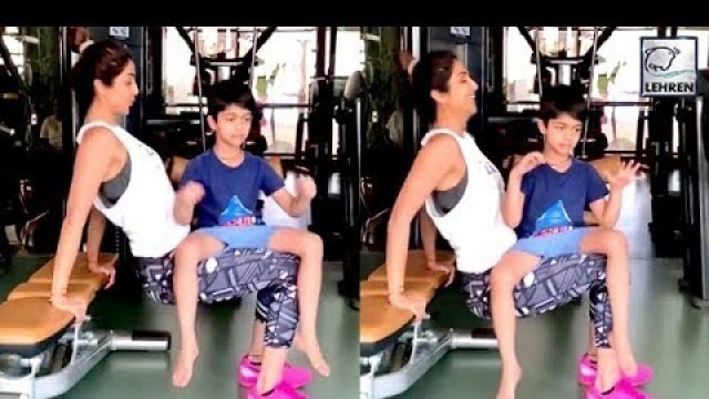 'Shilpa Shetty\'s Workout With Son Viaan Will Give You Serious Fitness Goals | LehrenTV'