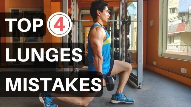 'Knee pain in doing Lunges? | Top 4 Mistakes | DP Fitness'