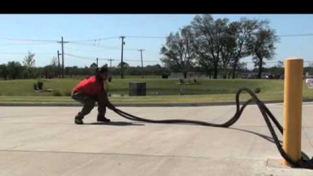 'GoFit Combat Rope Exercise 12'