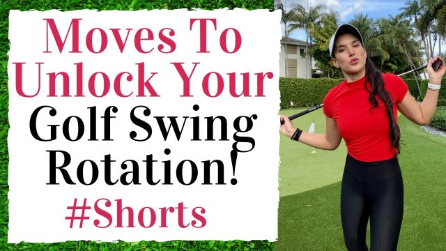 'Improve Your Golf Swing Rotation With These Moves! - Golf Fitness Tips #shorts'