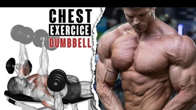 'أقوى تمارين تضخيم و تفجير الصدر فقط بالدمبل - DUMBBELL Chest Exercices Workouts'