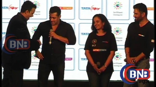 'Salman Khan Launch Tata Sky Channel  Active Fitness'