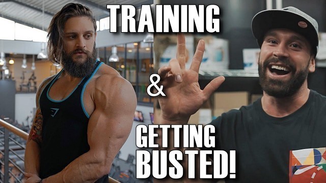 'FIBO: CHEST - BACK - ABS TRAINING | Bradley Martin Arrested! | Lex Fitness'