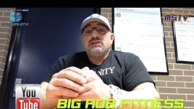 'Big Rob Fitness Joins MSTV - Legal Steroids Presents Gearin\' Up 12/19/18'