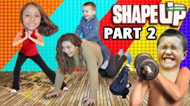 'Shape Up pt. 2! Mom Works Out! FGTEEV Fitness Challenge Fun! (Xbox One Face Cam Gameplay)'