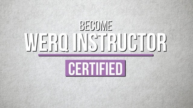 'Cardio Junkie? Become a WERQ Dance Fitness Instructor'