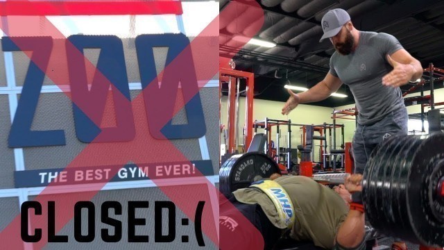 'I AM SHUTTING DOWN ZOO CULTURE / 605 LB BENCH WITH LARRY WHEELS'