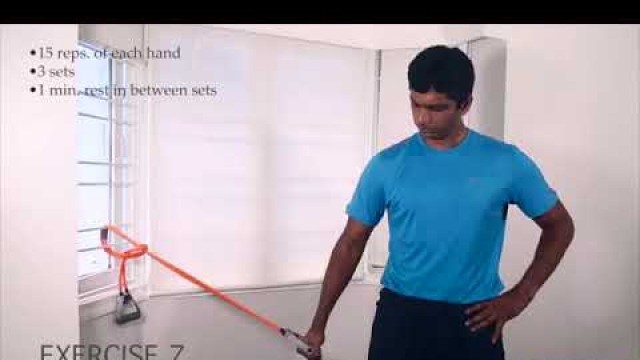 'Dr Malhar resistance band exercise'