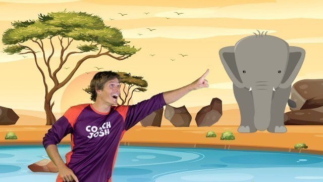 'Safari Adventure for Children | Follow the Actions with Coach Josh'