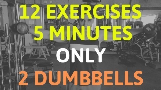 'Exercises With 2 DUMBBELLS | PART 1: Shoulder And Back | DP Fitness'