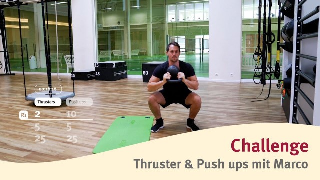 'Oase Bochum - Challenge | Thrusters & Push ups mit Marco'