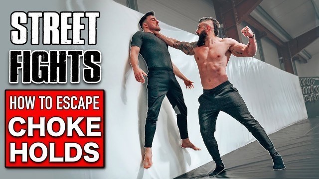 'How To Escape CHOKE HOLDS & Then Fight Back! | STREET FIGHT SURVIVAL | Most Painful Self Defence'